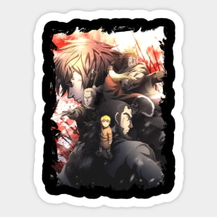 vinland saga panel Sticker